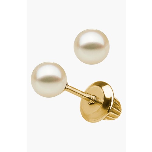 14k Gold & Pearl Earrings