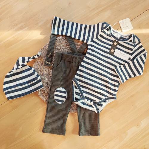 Baby Boys Overalls Bodysuit Set Olive Green Baby 3 Piece Outfit Baby Overalls Outfit Baby Boys Outfits Cute Baby Clothes Baby Boutique