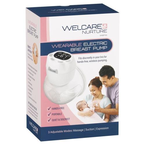 Welcare Wearable Electric Breast Pump USB C Rechargeable