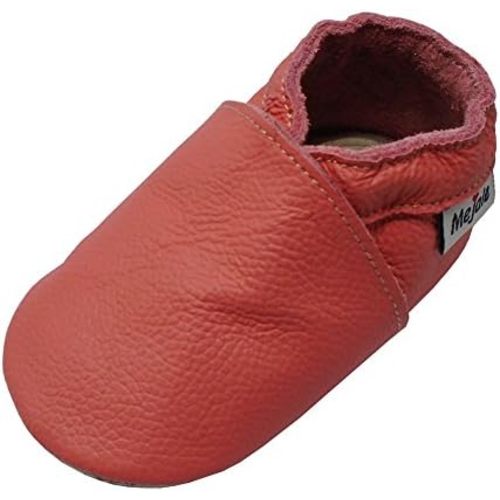 Mejale Baby Infant Toddler Shoes Slip-on Soft Sole Leather Moccasins Pre-Walkers