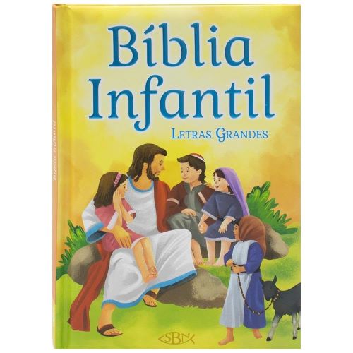 Children's Bible (BIG Letters) [hardcover] Todolivro [Jun 01, 2019]Edição Português