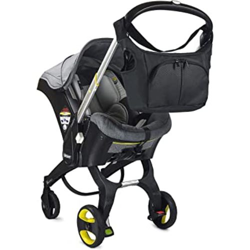 Baby & Beyond Essential Bag, Compatible with Doona Car Seat Stroller, with additional hooks and straps to be compatible with any universal stroller, Converts into Tote Diaper Bag