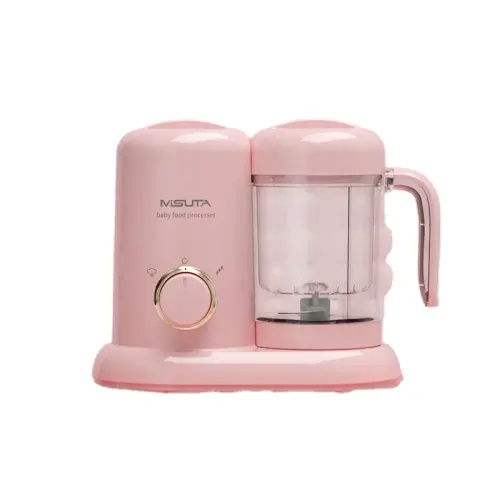 Misuta Multi-function Electric Baby Food Maker Steamer Portable Baby Food Processor 3 in 1 Chopper Food