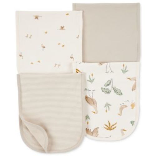 Baby Cotton Burp Cloths, 4 Pack