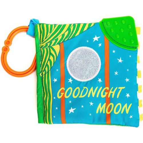 Kids Preferred Goodnight Moon Soft Book with On The Go Clip, 5 inches