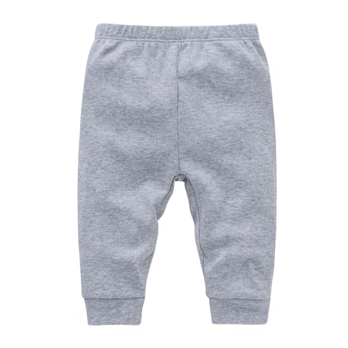 Toddler Cotton Sweatpants Fall Thick Warm Joggers Pants with Pockets Baby Boys Plain Straight Long Trousers Casual
