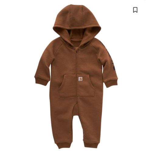 Carhartt Infant Boys' Fleece Zip Front Long Sleeve Coverall