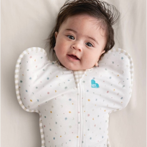 Swaddle Up™ 0.2 TOG Organic Cotton White Starlight