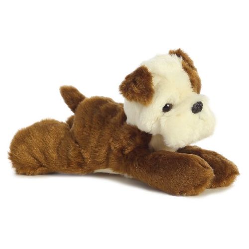 Aurora Small Semper Fi Mini Flopsie Adorable Stuffed Animal Brown 8"