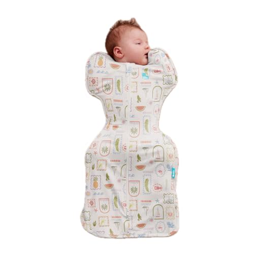 Love to Dream Swaddle UP, Baby Sleep Sack, Self-Soothing Swaddles for Newborns, Improves Sleep, Secure Fit Helps Calm Startle Reflex, New Born Essentials for Baby, 1.0 TOG, 5-8.5 lbs, Vacation Days