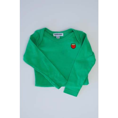 The Everyday Long-Sleeve Bodysuit in Green