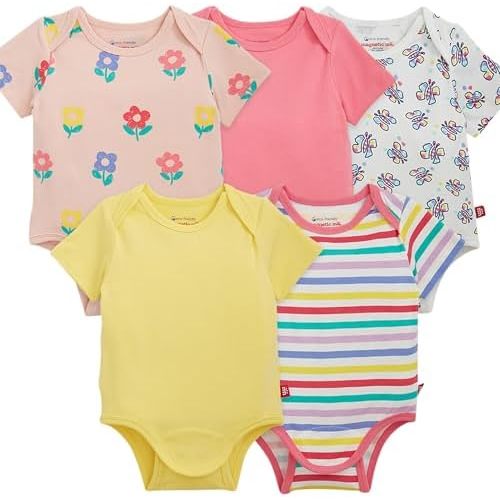 Magnetic Me Cloudstretch 5-Pack Bundle | Magnetic Baby Bodysuits