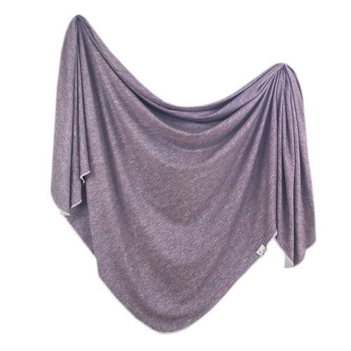 Copper Pearl Large Premium Knit Baby Swaddle Receiving Blanket Violet