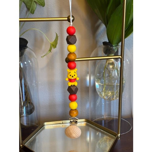 Character Pacifier Clips Single Pack