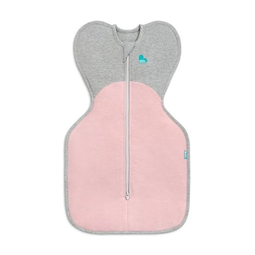 Love to Dream Swaddle UP, Baby Sleep Sack, Self-Soothing Swaddles for Newborns, Get Longer Sleep, Snug Fit Helps Calm Startle Reflex, Suitable for All Seasons, 1.5 TOG, 8-13 lbs, Dusty Pink