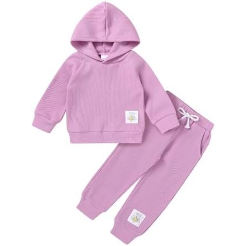 YOUNGER TREE Baby Girl Clothes Toddler Fall Winter Outfits Sweatshirt pants Sweatsuits for Infant Girl Baby Girl Clothing