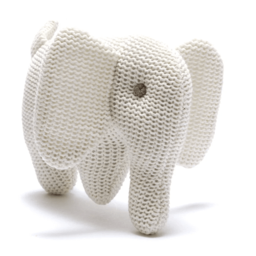 Knitted Elephant Rattle