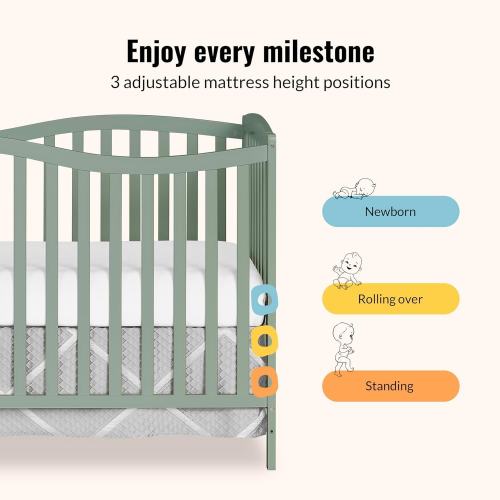 Dream On Me Chelsea 5-in-1 Convertible Crib