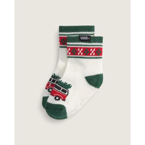 Infant Winter Family Trip Crew Socks in Marshmallow White | Vans