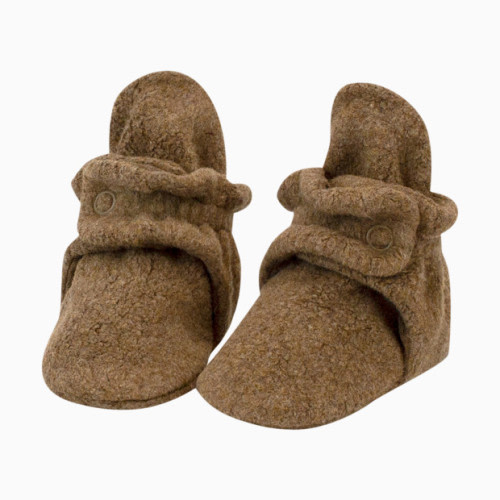 Cozie Fleece Bootie - Heather Mocha