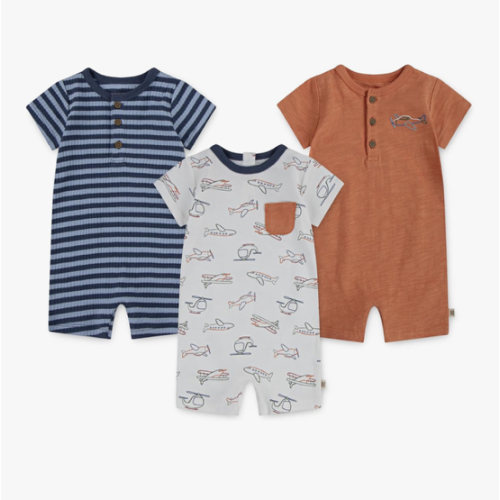HUGGIES unisex-baby Multi-pack Short Sleeve Romper