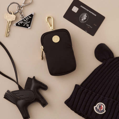 HAPP Brand Clip-On Pouch in Black