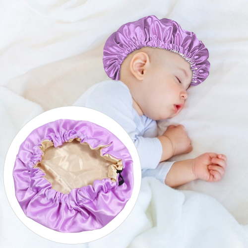 Newborn Hats For Girls 3PCS Silk Bonnet for Kids,Printed Straps Silk Bonnet for Kids,Cute Soft Satin Kid Silks Bonnets for Sleeping,Children to Wear While Sleepings,Washing Their Faces or Dining