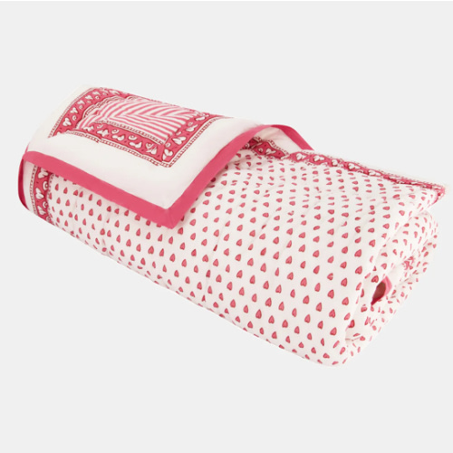 Roller Rabbit Hearts Baby Quilt