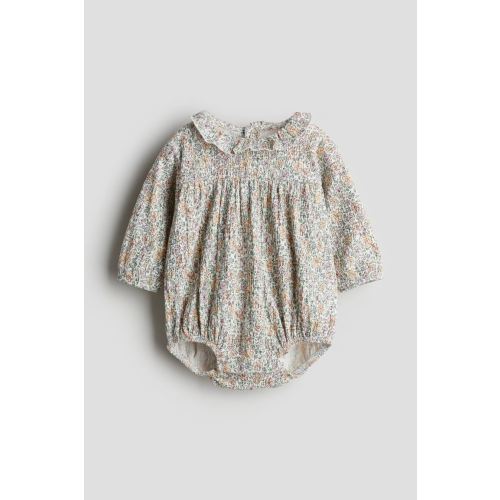 Crinkled Jersey Romper Suit
