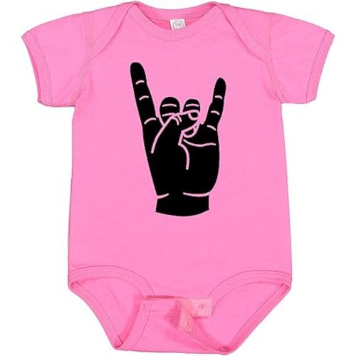 inktastic Rocker Horns Baby Bodysuit