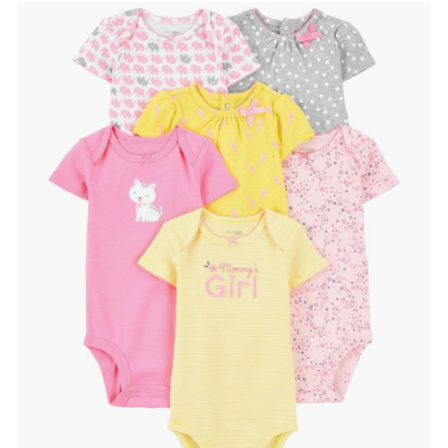 Simple Joys by Carter's Baby Girls' 6-Pack Sleeveless Bodysuit