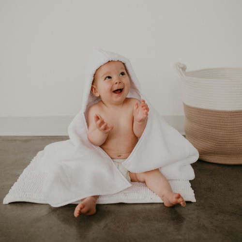 Hooded Baby Bath Towel | Soft, Absorbent 100% Cotton – Parker Baby Co.