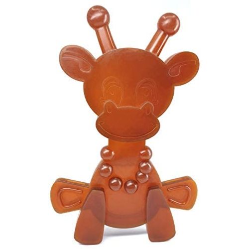 Amber Teething Toy – Little Bamber is a Natural Amber and Rubber Giraffe Teething Toy for Natural Teething Comfort – Comforting Texture Teething Toy for Sore Gums – Teething Necklace Alternative