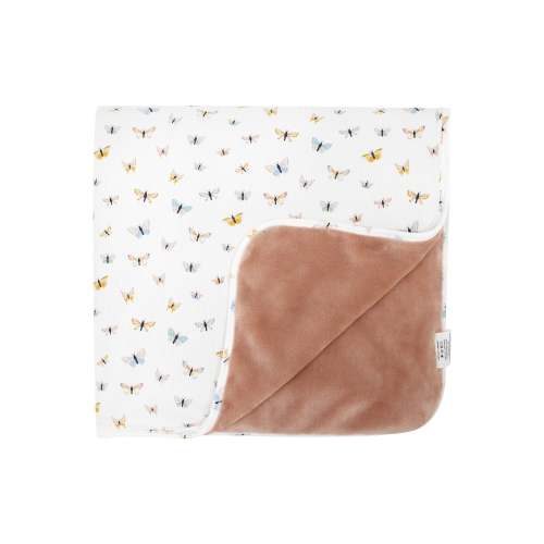 Butterflies Small Ribbed Toddler Blanket – Brave Little Ones