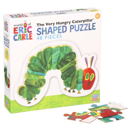 Eric Carle - The Very Hungry Caterpillar 48 Pieces Interlocking Jigsaw Puzzle for Kids