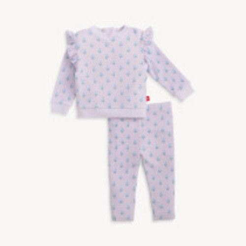 Magnetic Me Magnetic Baby Waffle Set - Lavender Floral