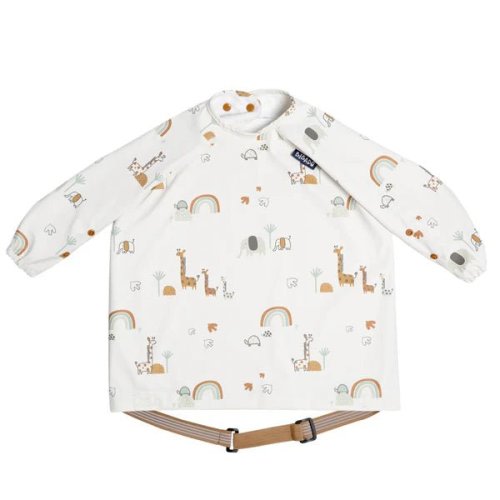 Bibado Coverall Weaning Bib: Serengeti Spaghetti – Nest and Sprout