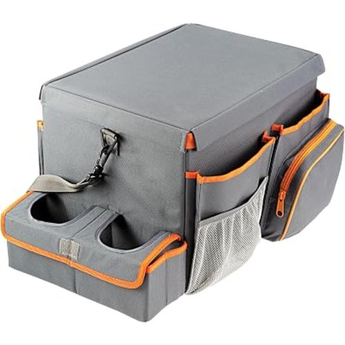 High Road Front Seat Organizer with Tray and Cup Holders