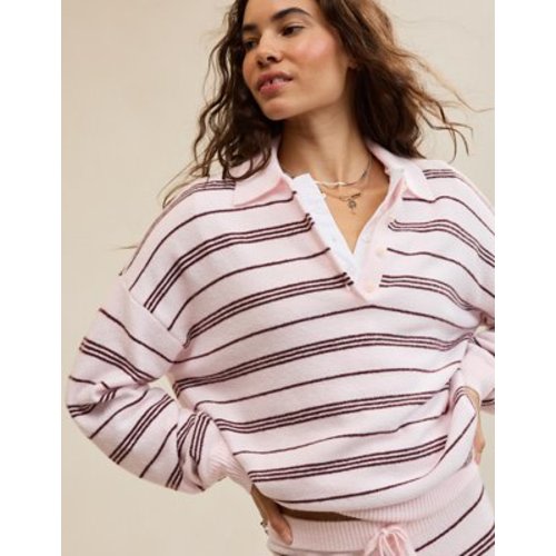 Aerie Sunday Soft® Plush Polo Sweater | Aerie