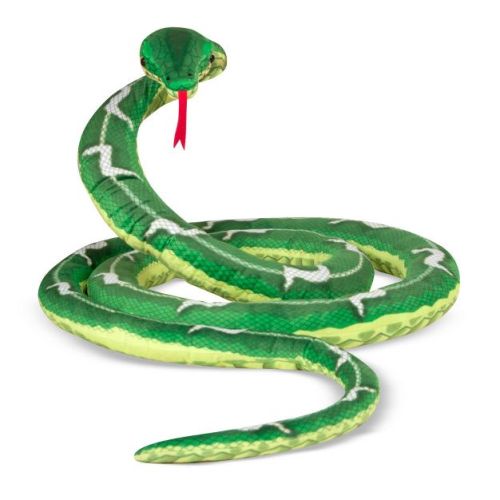 Melissa & Doug Giant Boa Constrictor - Lifelike Stuffed Animal Snake, 14' long