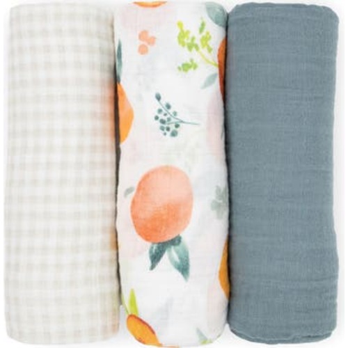 3-Pack Cotton Muslin Swaddle Blankets