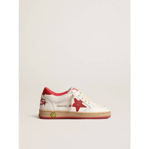 Ball Star Young in nappa with red leather star and heel tab
