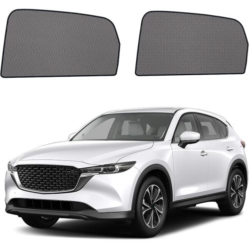Mazda CX-5 Window Shades 2017-2023, Rear Side Mesh, 2PCS