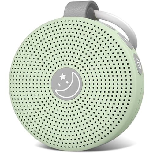 Portable Sound Machine Mini White Noise Machine Baby Shushing Brown Noise Machine with 30 Soothing Sounds for Kids Adults Dogs Auto-Off Timer 32 Volume Levels Sleep Machine for Home Office Privacy