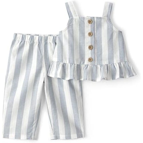 Carter's Baby Girls' 2-piece Pant Set, 9 months