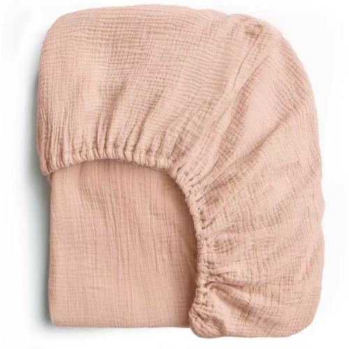 Cot Fitted Sheet - Apricot Blush