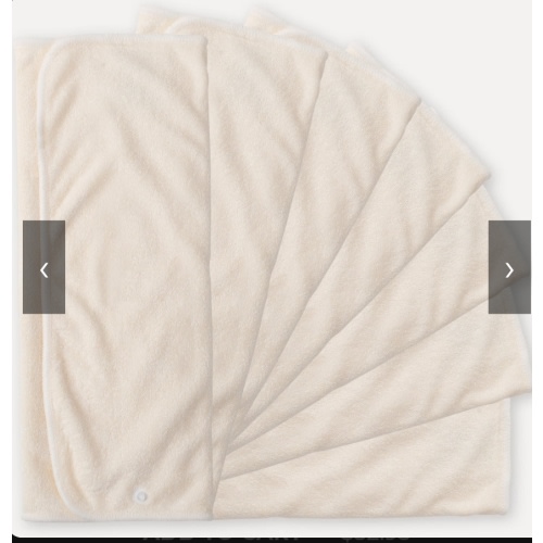 Bamboo Prefold Insert 7 Pack with Snaps