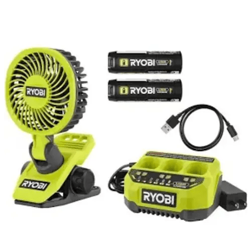 ryobi fan with battery and charger - Google Search