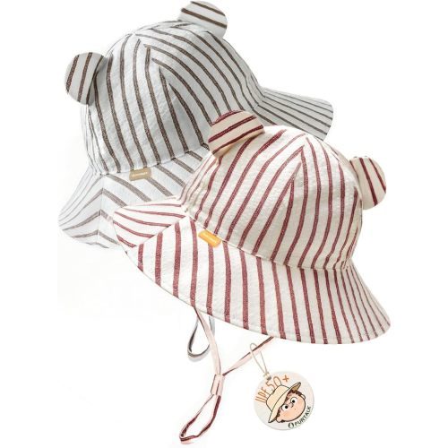 FURTALK Baby Sun Hat Infant Toddler Hat UPF 50+ Bucket Hat for Baby Boys Girls Beach Hat with Wide Brim