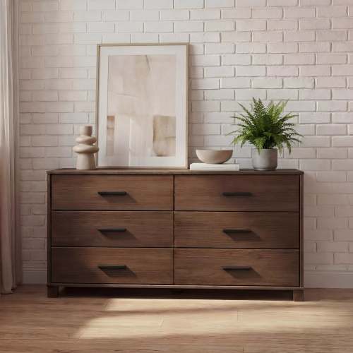 Loft 6-Drawer Dresser – Grain Wood Furniture